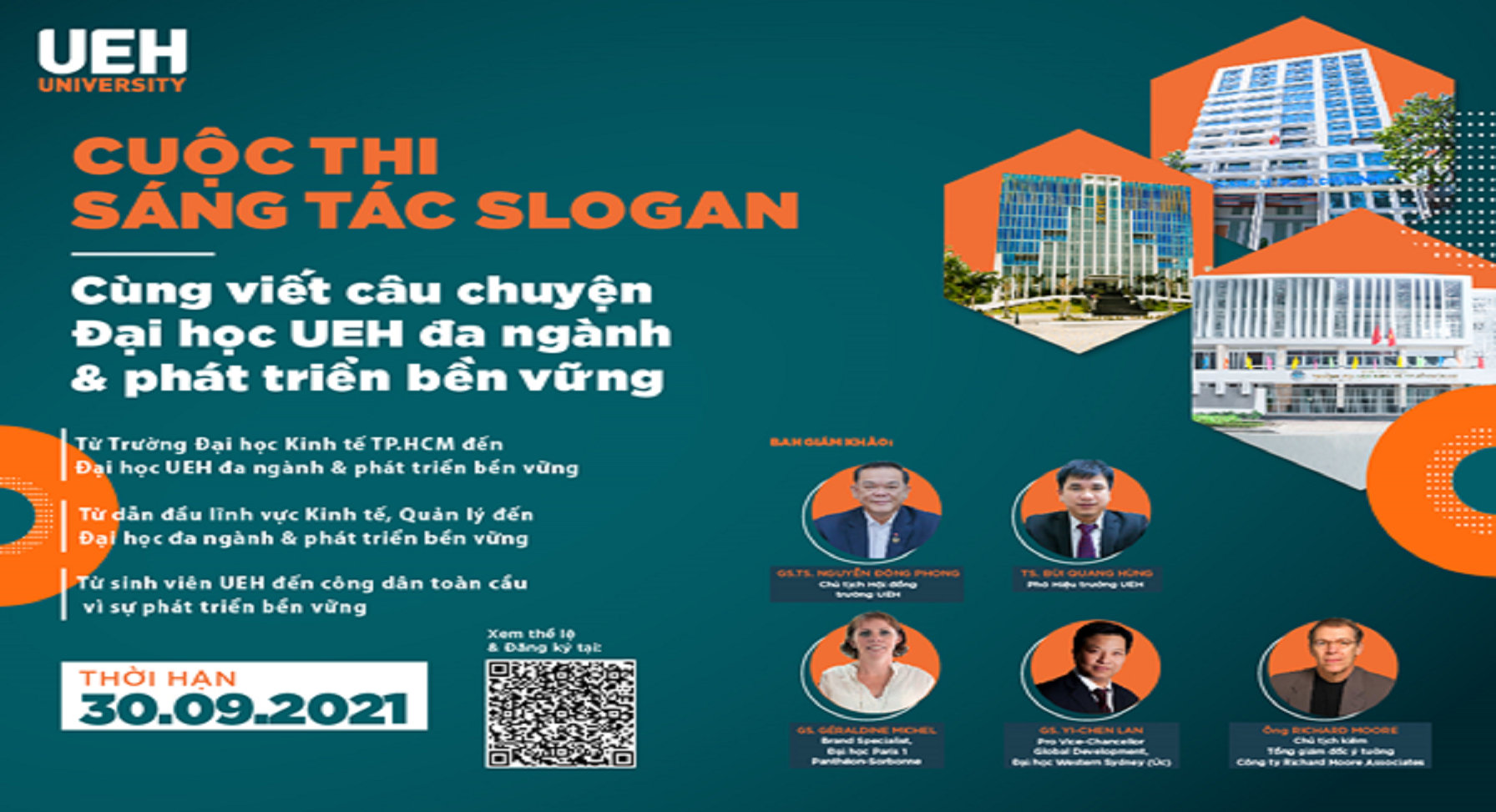 Khởi động cuộc thi sáng tác slogan: Cùng viết câu chuyện Đại học UEH đa ngành và phát triển bền vững