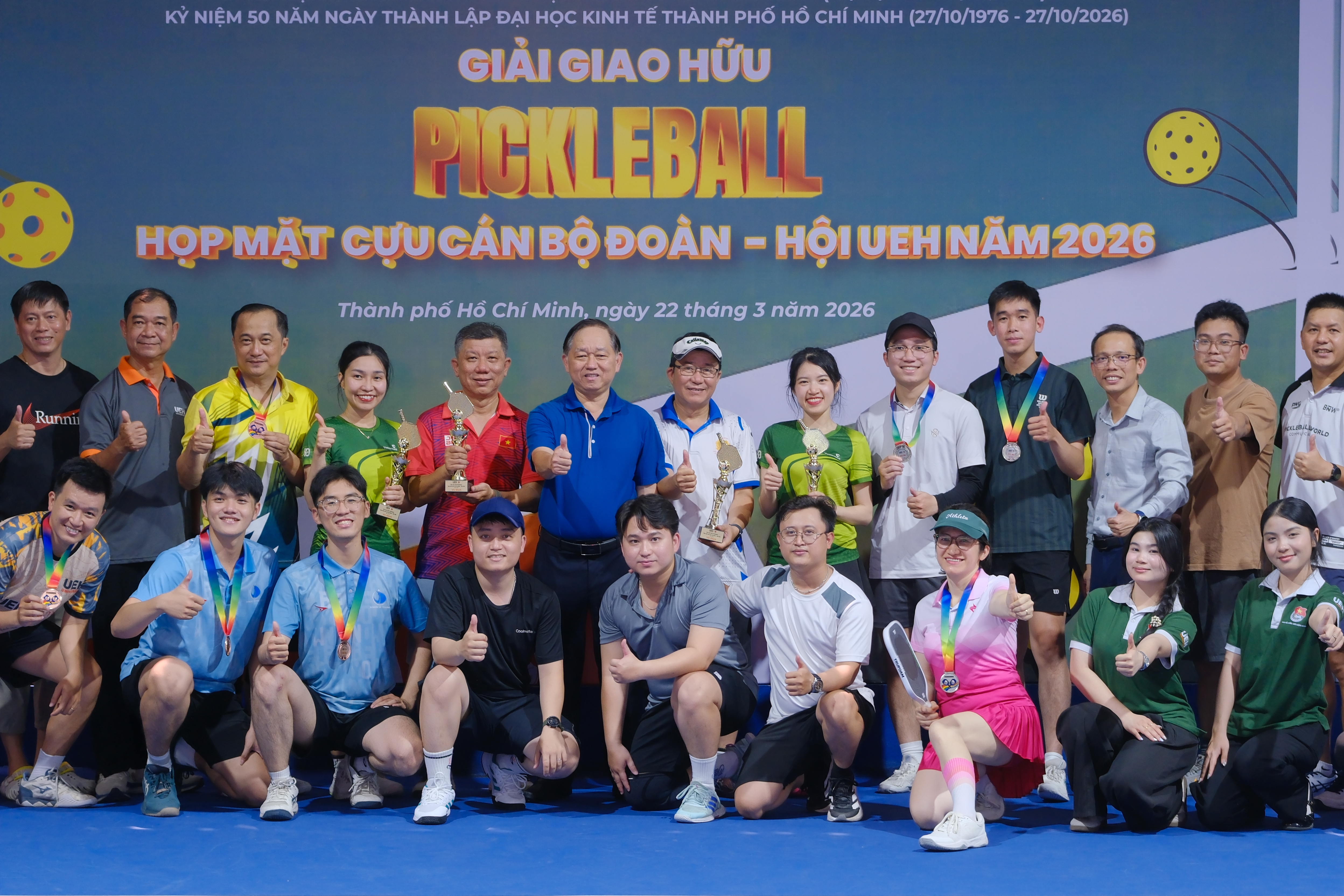 Giải giao hữu Pickleball Họp mặt Cựu Cán bộ Đoàn - Hội UEH năm 2026: Kết nối thế hệ - Lan tỏa tinh thần UEH