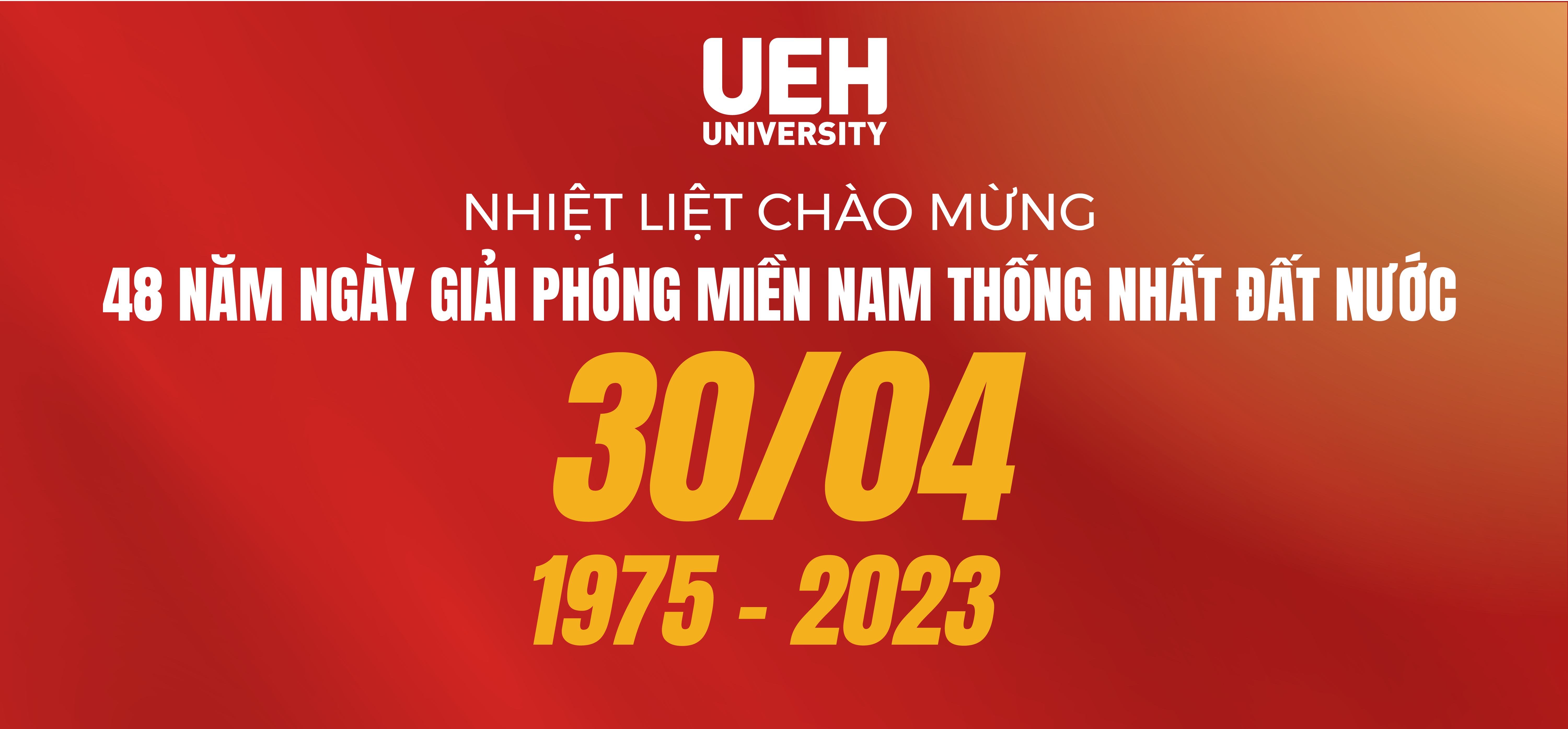 Chào mừng 48 năm Ngày Giải phóng Miền Nam thống nhất đất nước 30/4/1975-30/4/2023