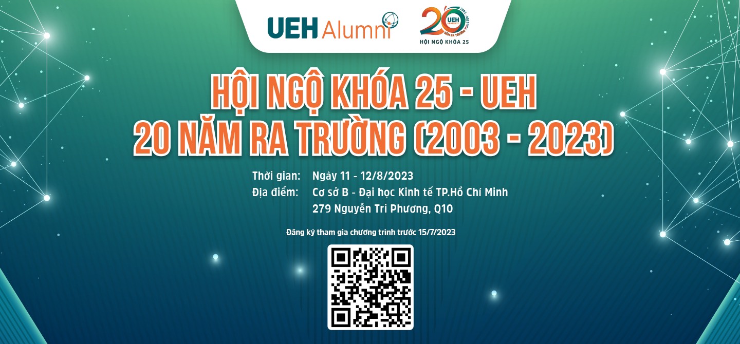 Hội ngộ Khóa 25 UEH - 20 năm ra trường (2003 - 2023)