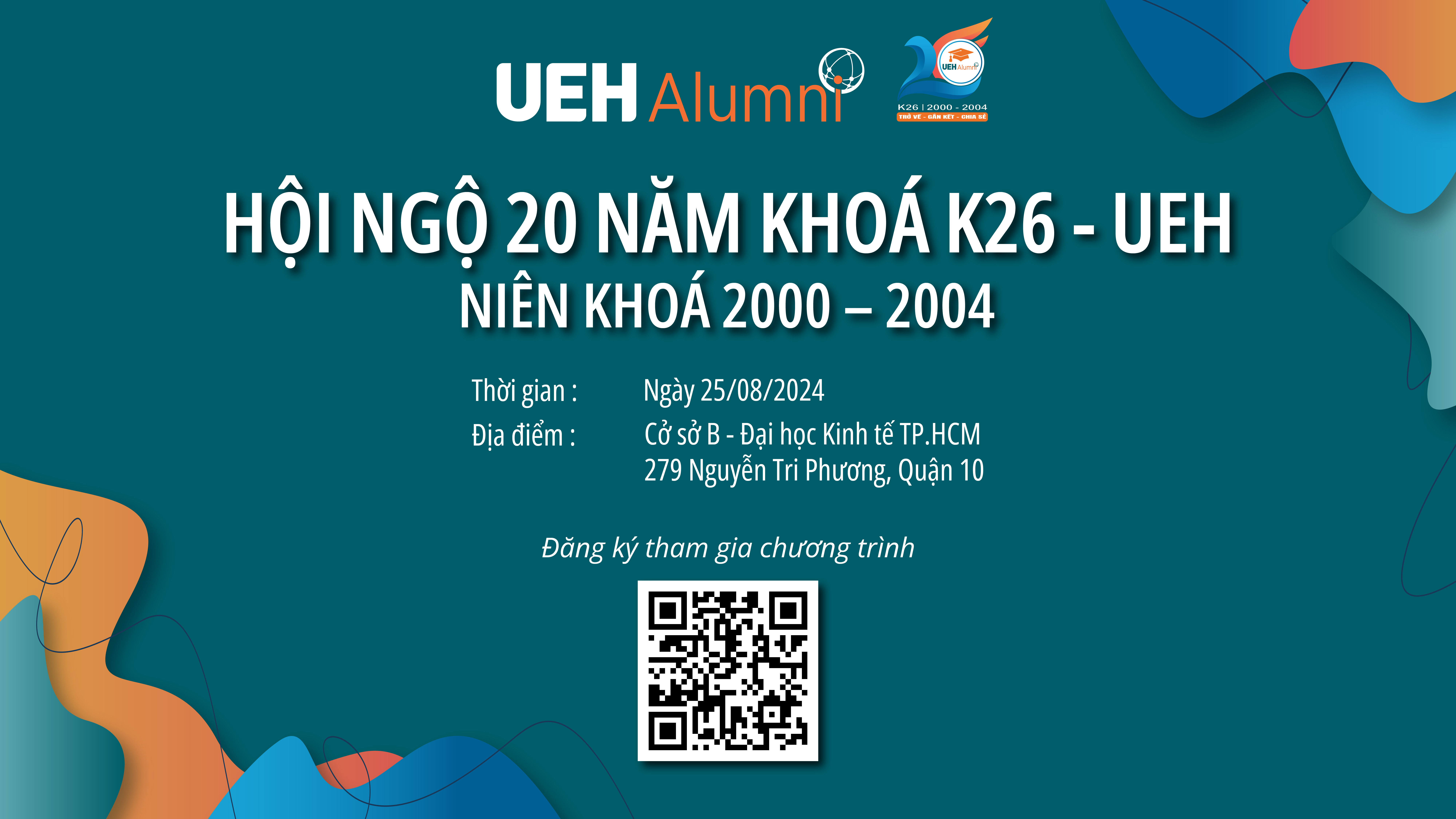 Hội ngộ Khóa 26 UEH - 20 năm ra trường (2004 - 2024)
