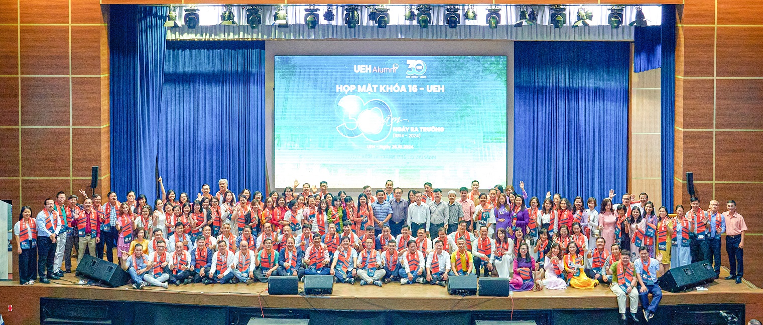 Họp mặt Khóa 16 UEH kỷ niệm 30 năm ngày ra trường (1994 - 2024)