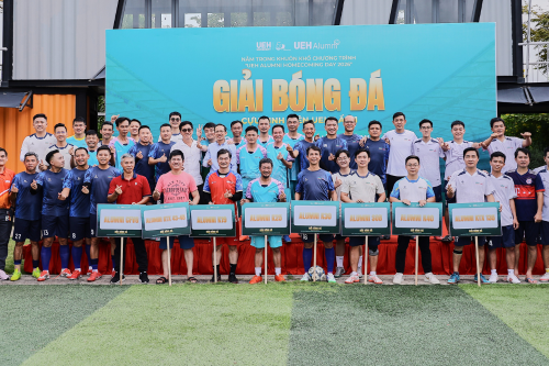 Giải bóng đá cựu sinh viên UEH lần 1 chính thức khởi tranh: Kết nối các thế hệ, lan tỏa tinh thần ONE UEH