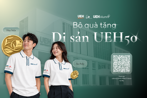 [UEH Alumni - Ngày trở về] Bộ Quà tặng Di sản UEH Alumni - Dấu ấn 50 năm được trao tặng trong ngày trở về